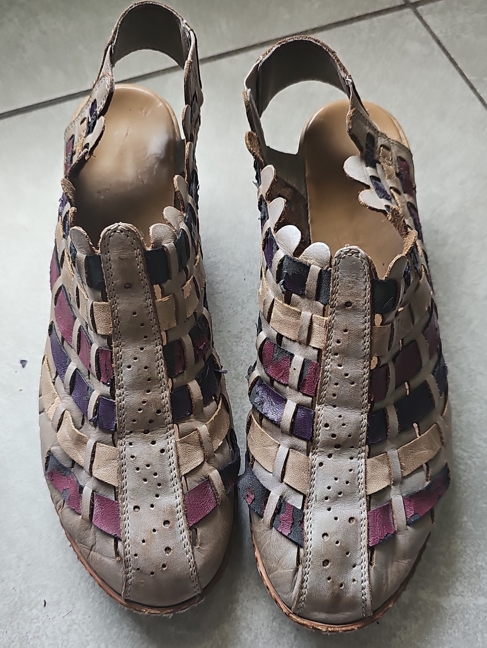 Reiker Colorful Leather Shoes. 8